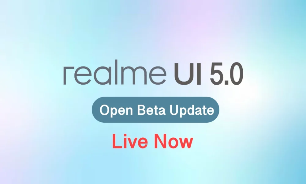 Realme UI 5.0 Open Beta Update December 2023