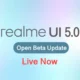 Realme UI 5.0 Open Beta Update December 2023