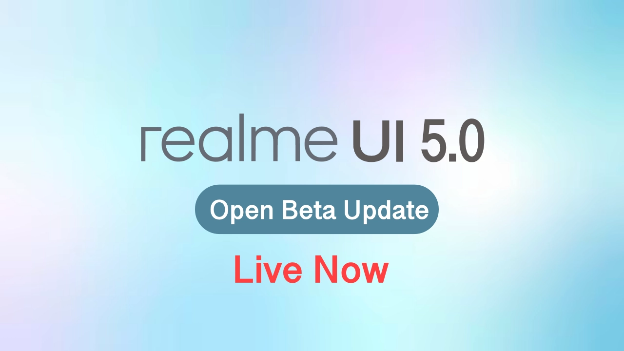 Realme UI 5.0 Open Beta Update December 2023